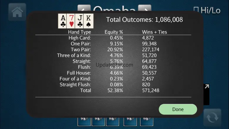 HORSE Poker Calculator 1.6
