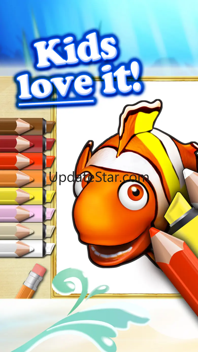 Coloring books for toddlers HD - Colorize ocean animals and fish 1.0