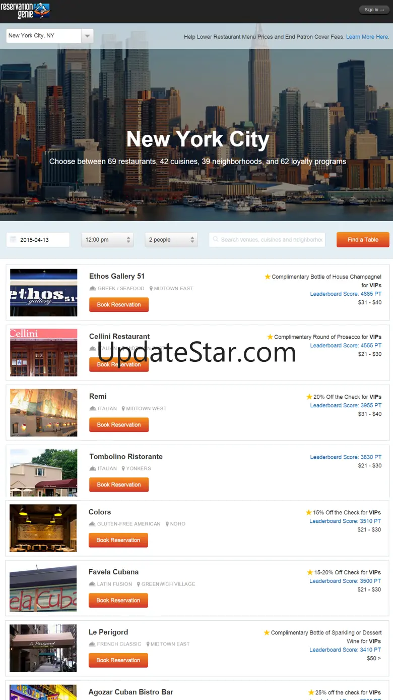 Reservation Genie 1.1