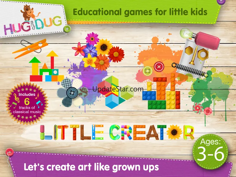 Little Creator - HugDug kids and toddlers make art like grown ups! 1.1