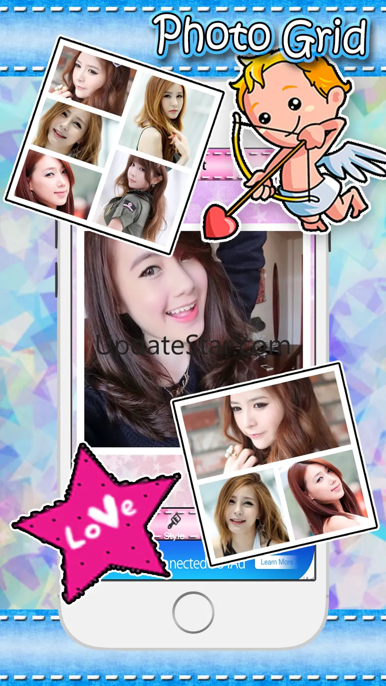 Fun Frame photo camera editor: Plus sticker,filters,effects,grid and border stitch 3.0