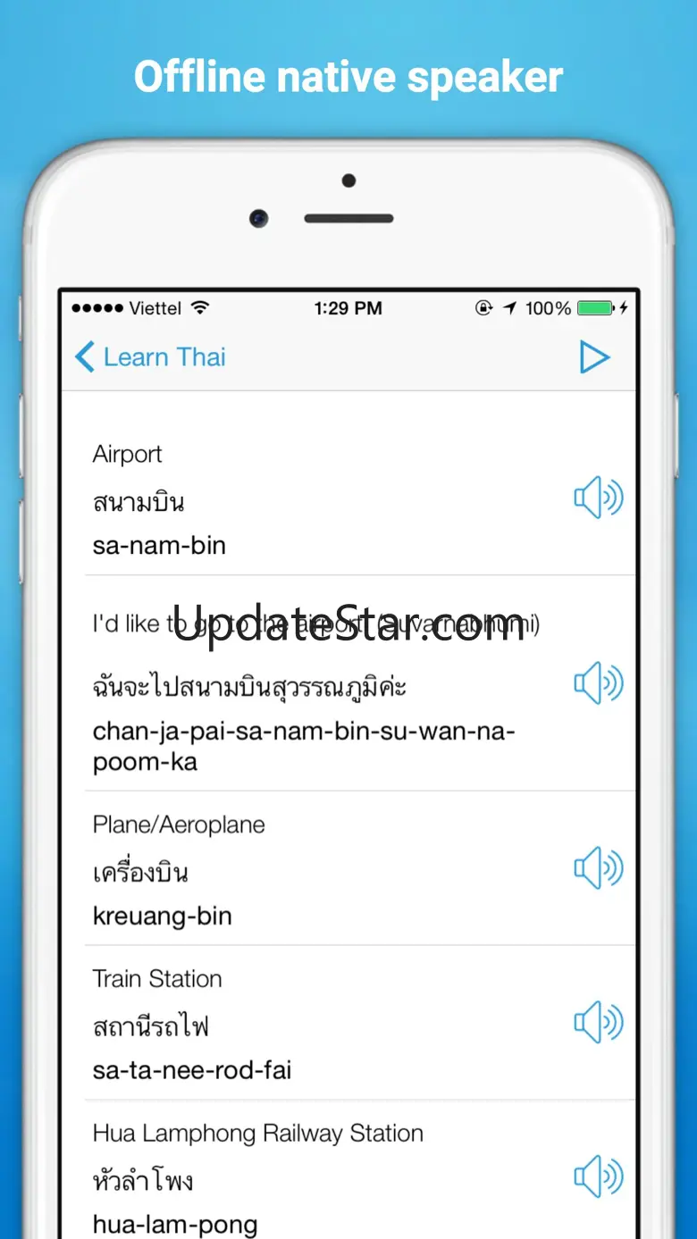 Learn to Speak Thai 1.0