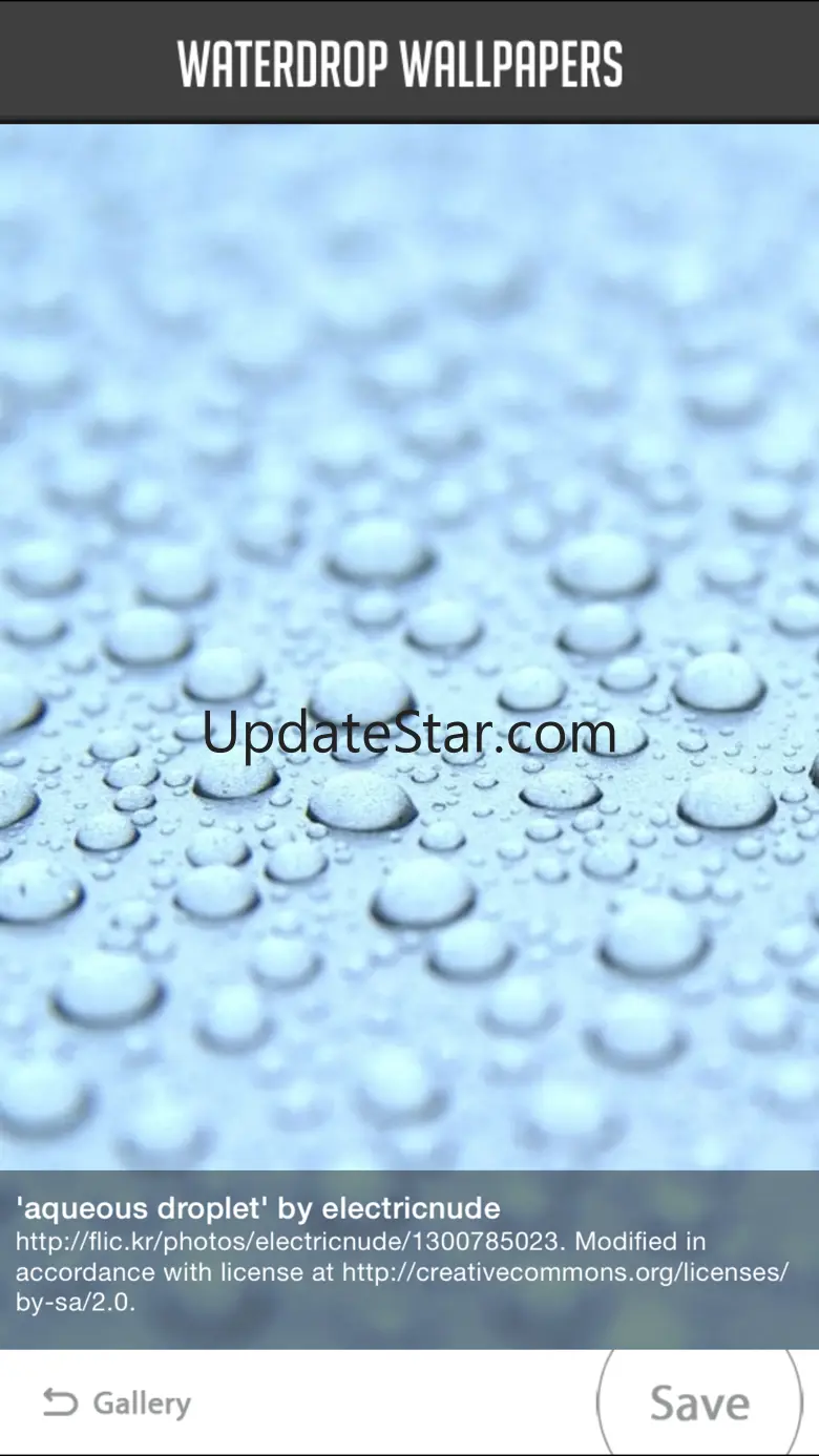 Waterdrop Wallpapers 1.1