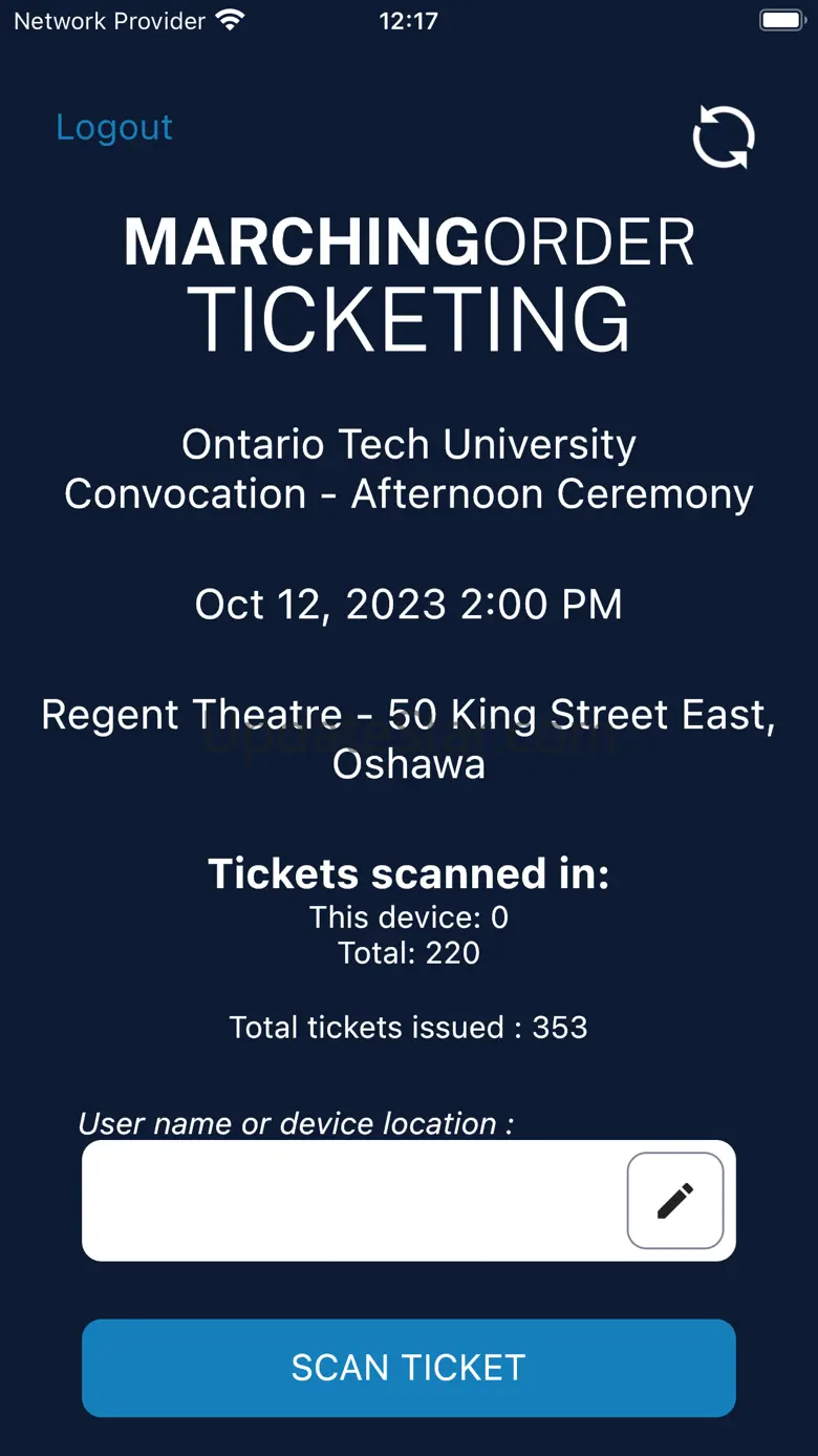 MarchingOrder Ticket Scan 2.0.6