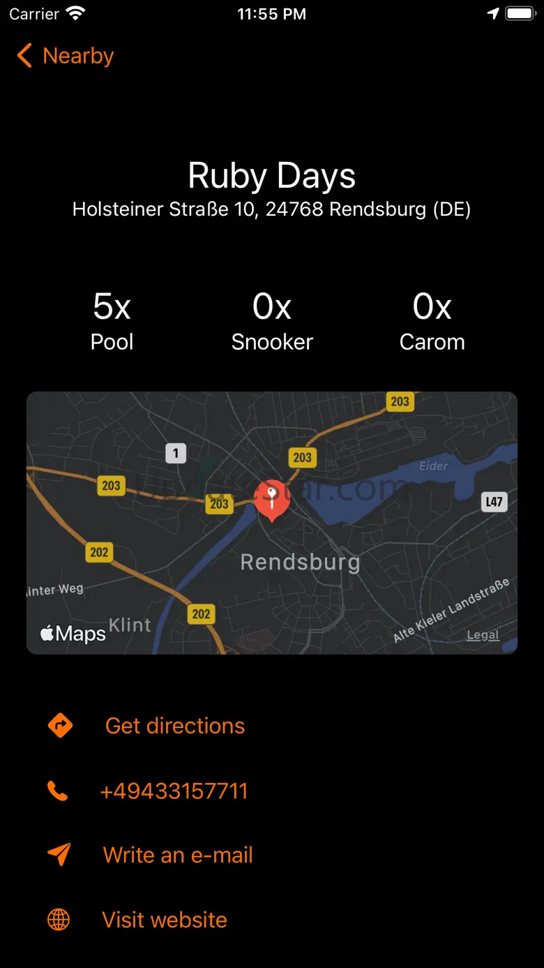 Billiards TableFinder 1.6.2