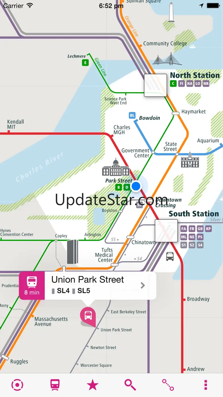 Boston Rail Map Lite 5.5