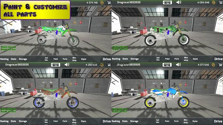 Drag Bikes 3D - Motorbike race 12