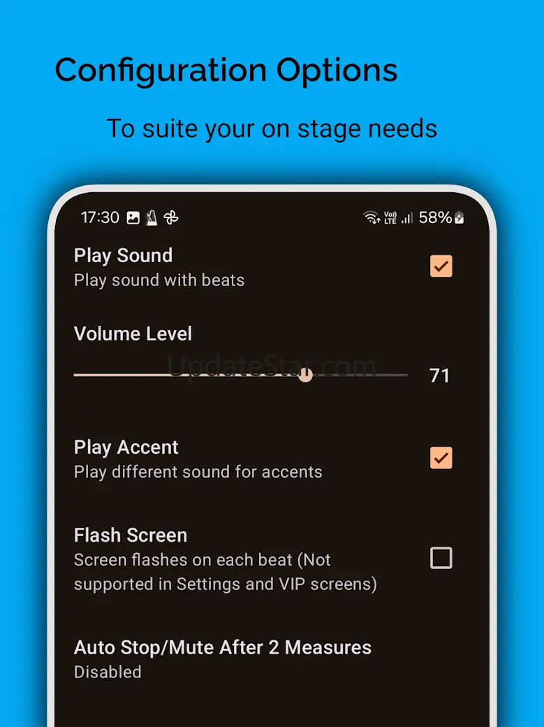 Stage Metronome with Setlist 7.6.1