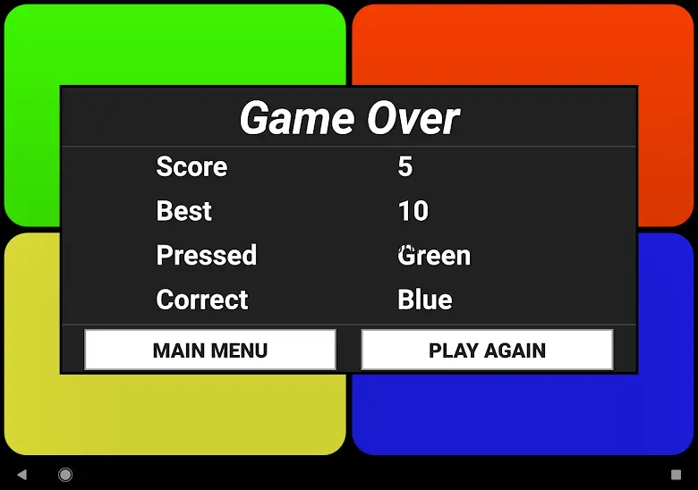 Four Color Memory Game 3.4.1