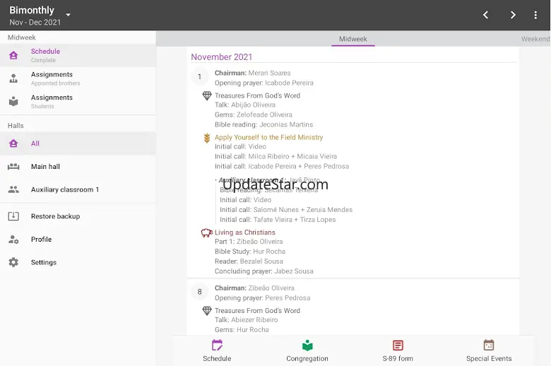 Meeting Schedule Builder 4.66