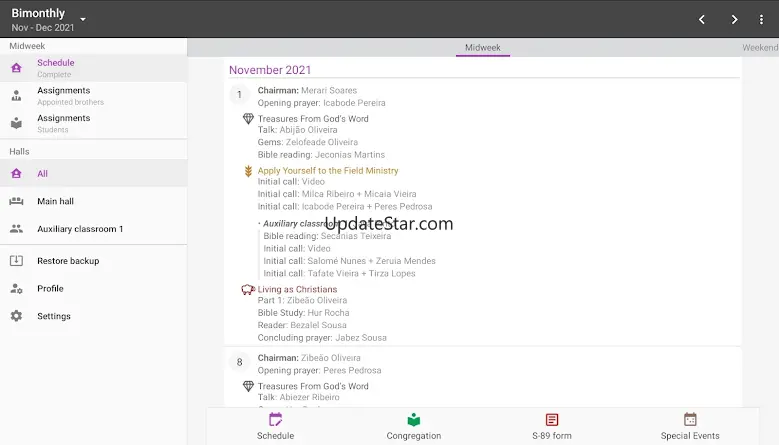 Meeting Schedule Builder 4.66