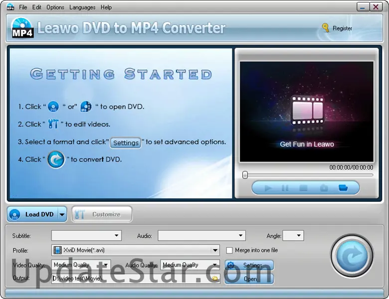 Leawo DVD to MP4 Converter 5.3