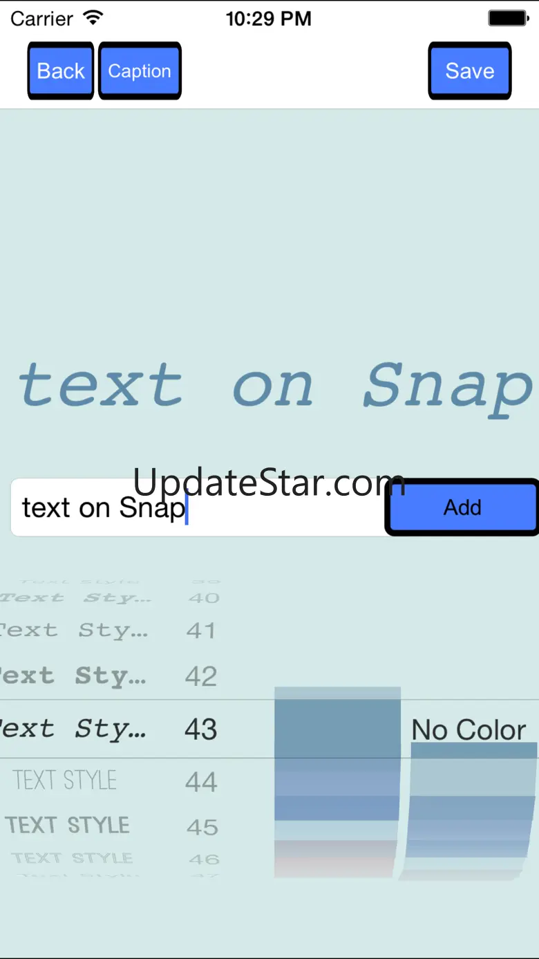 Text On Snap 3.0