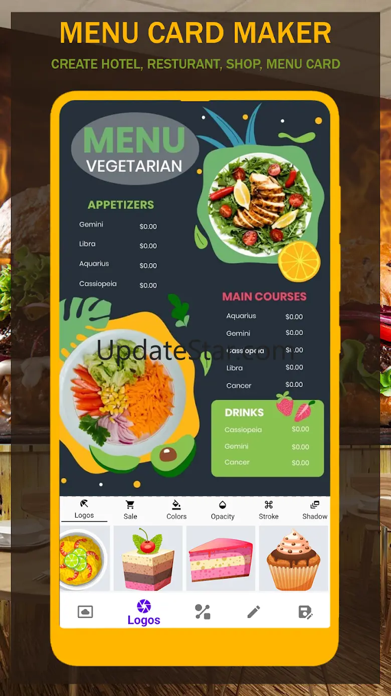 Menu Maker - Designs Creator 1.0.6