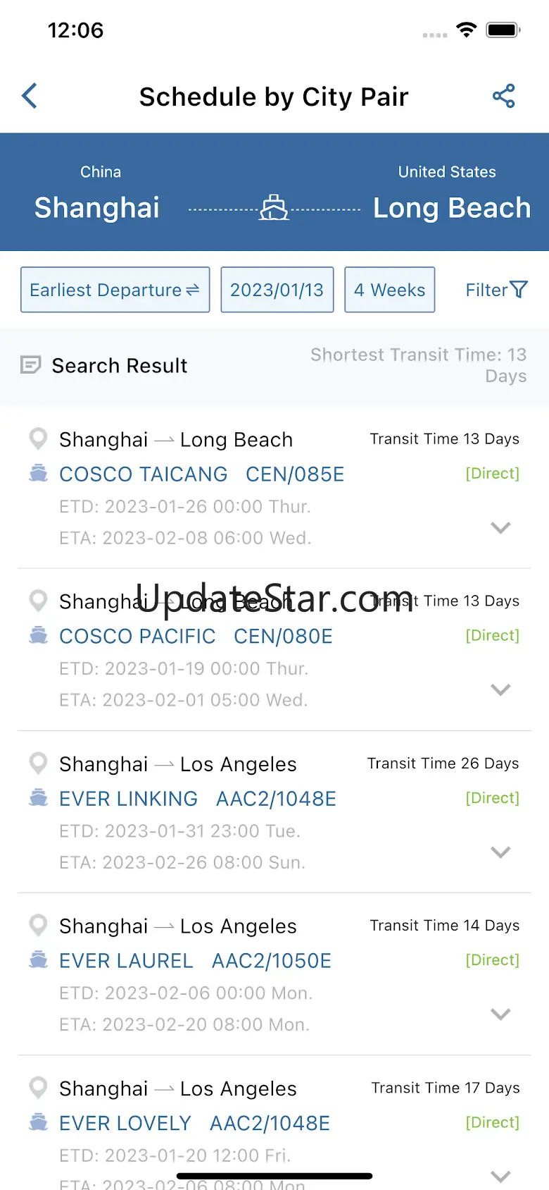 COSCO SHIPPING Lines 40.4.6