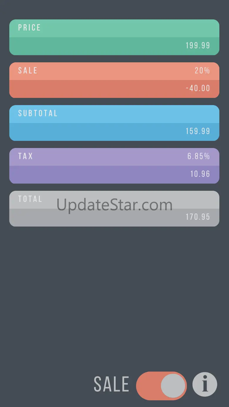 A Sales Tax Calculator 2.2.0