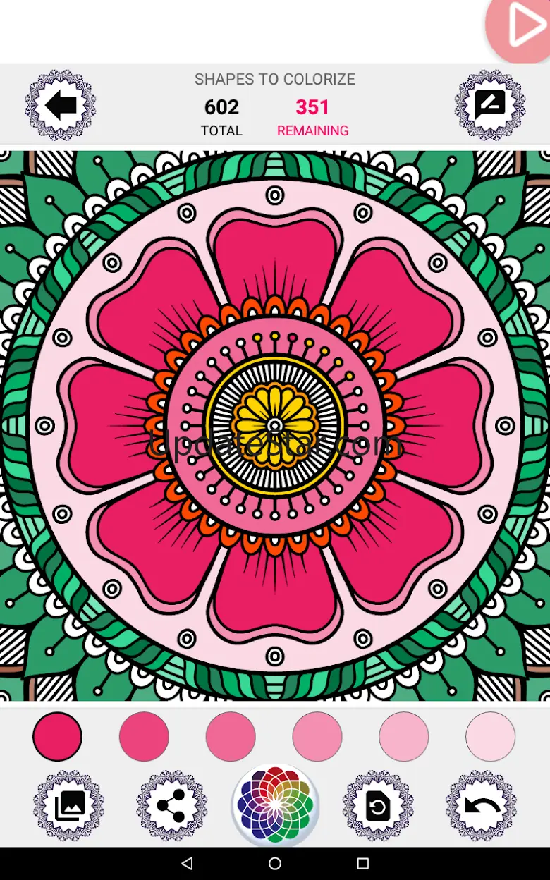 Free coloring book Mandala pag 1.3