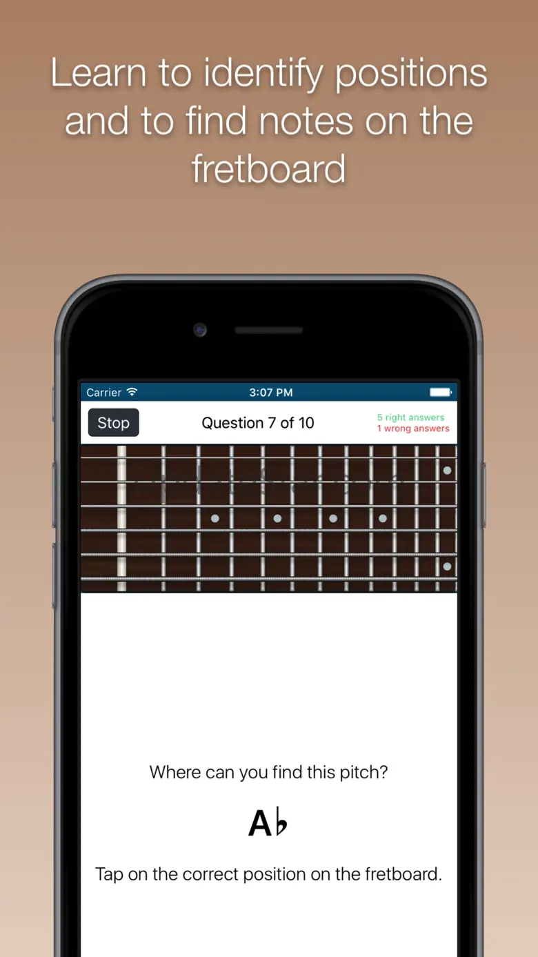 Fretboard Trainer - Learn the notes for guitar and bass 1.0