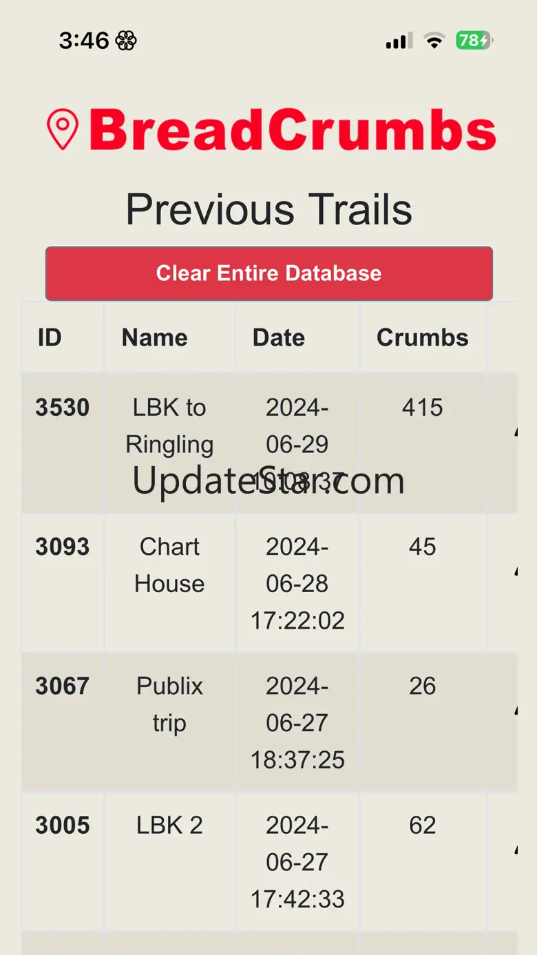 Bread Crumbs Trails 2.3.1