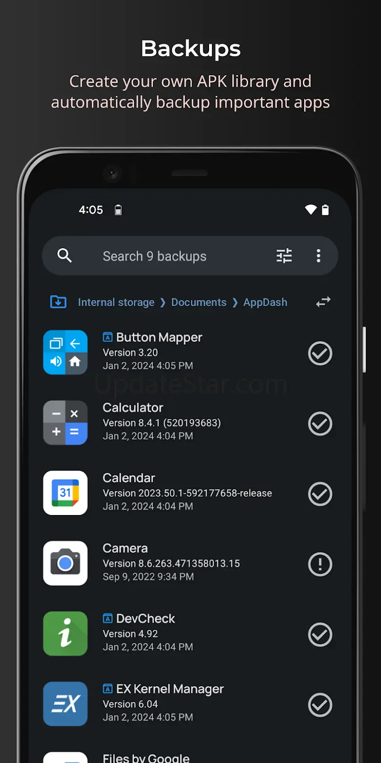 AppDash: App Manager & Backup