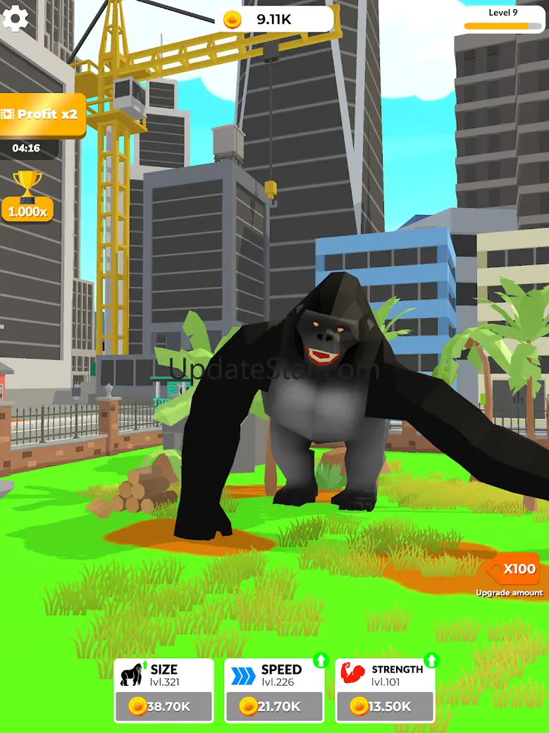 Idle Gorilla: Evolution Empire 0.4