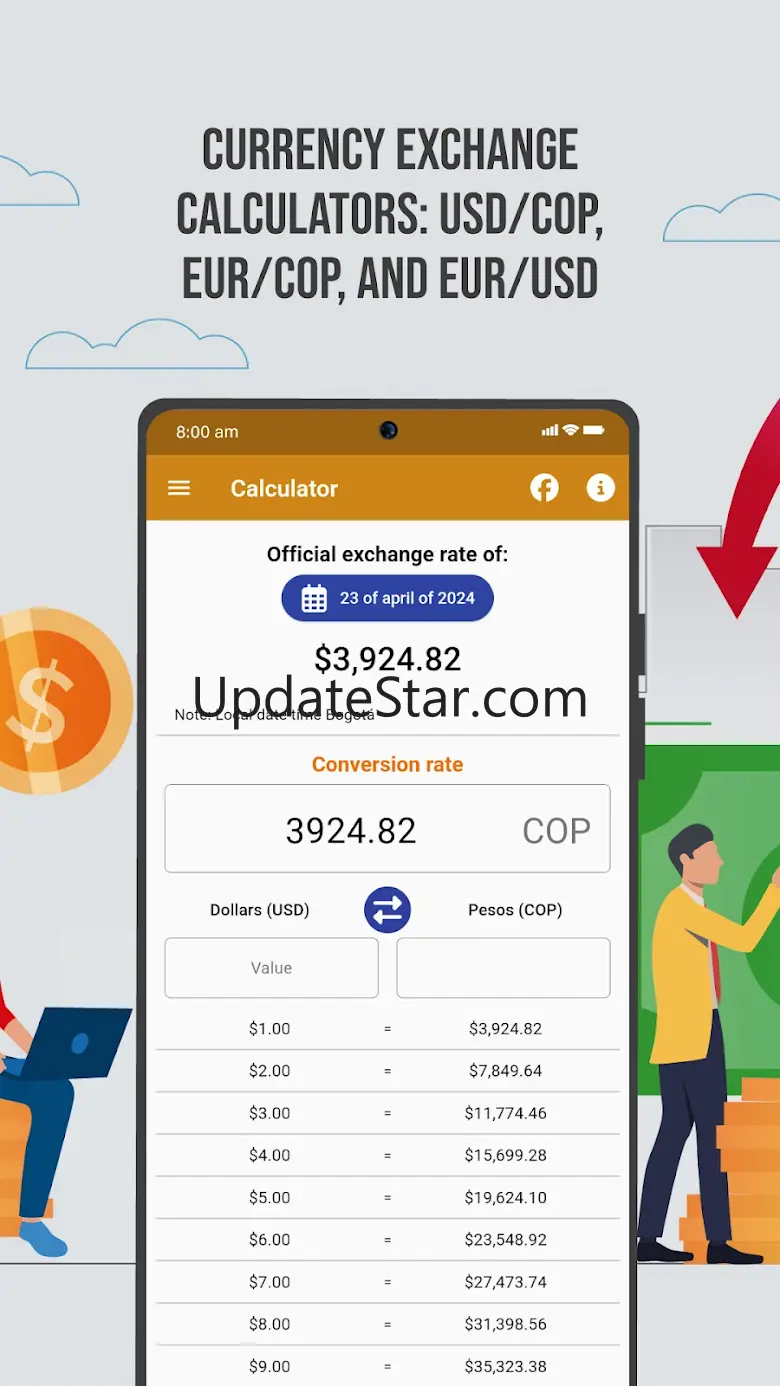 Dollar Exchange in Colombia 3.3.9