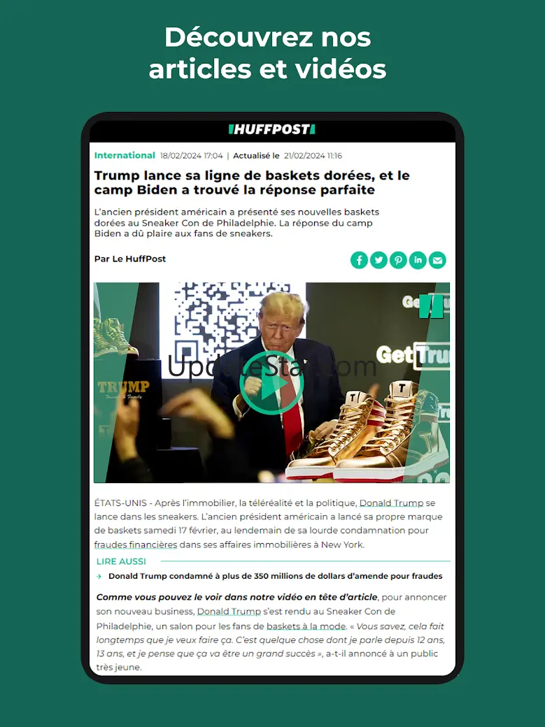 Le HuffPost : Actu Info Vidéo 1.2.1