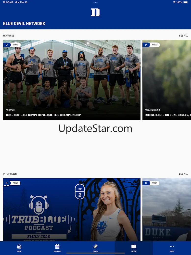 Duke Athletics 8.0.0