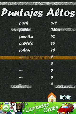 Juego de carros