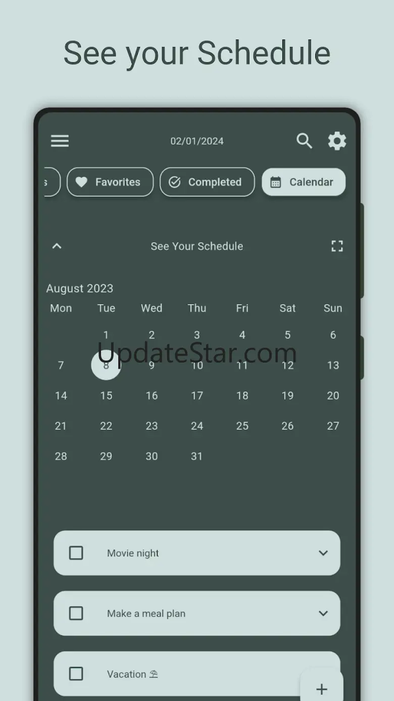 My Tasks: Lists and Schedules 8.7.51