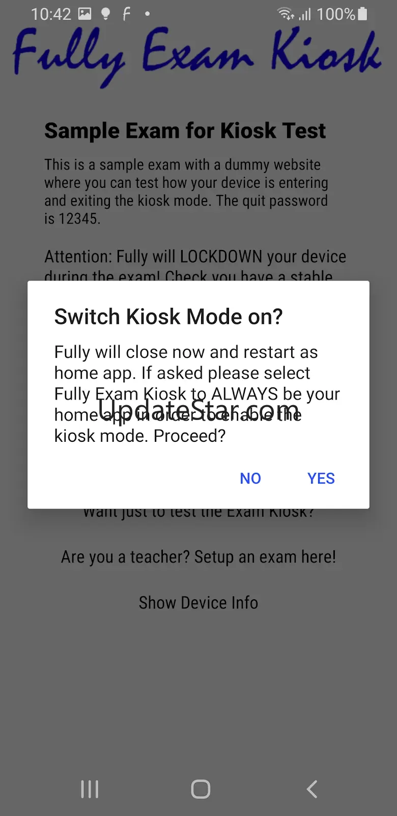 Fully Exam Kiosk 1.9