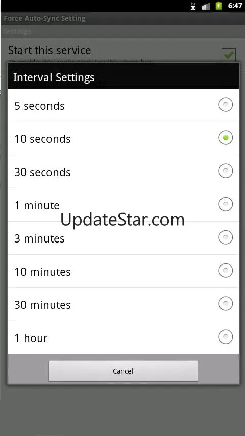 Force Auto-Sync setting 6