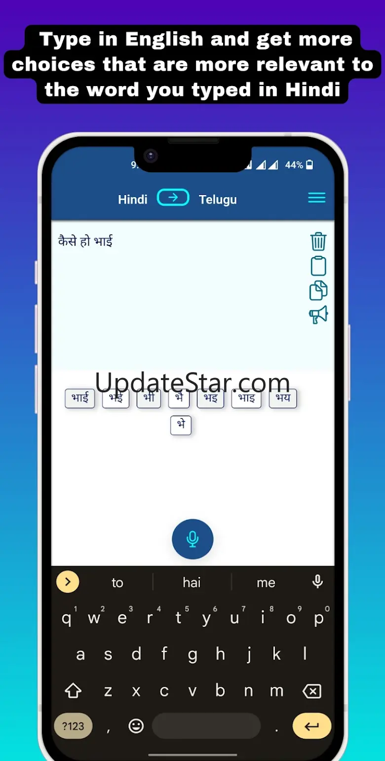 Telugu Hindi Voice Translator 4.1