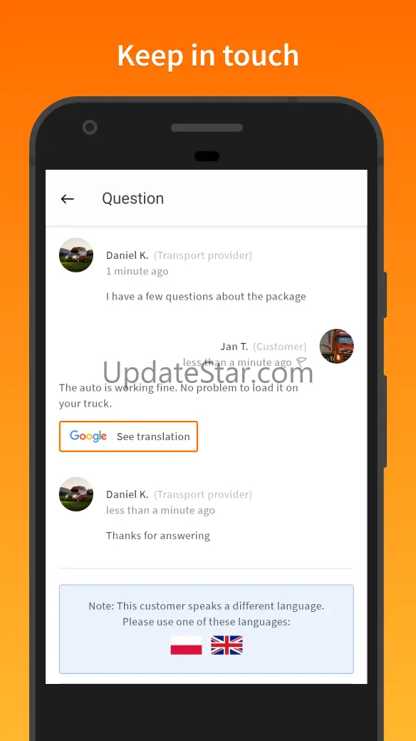 Clicktrans - for couriers 1.9.0