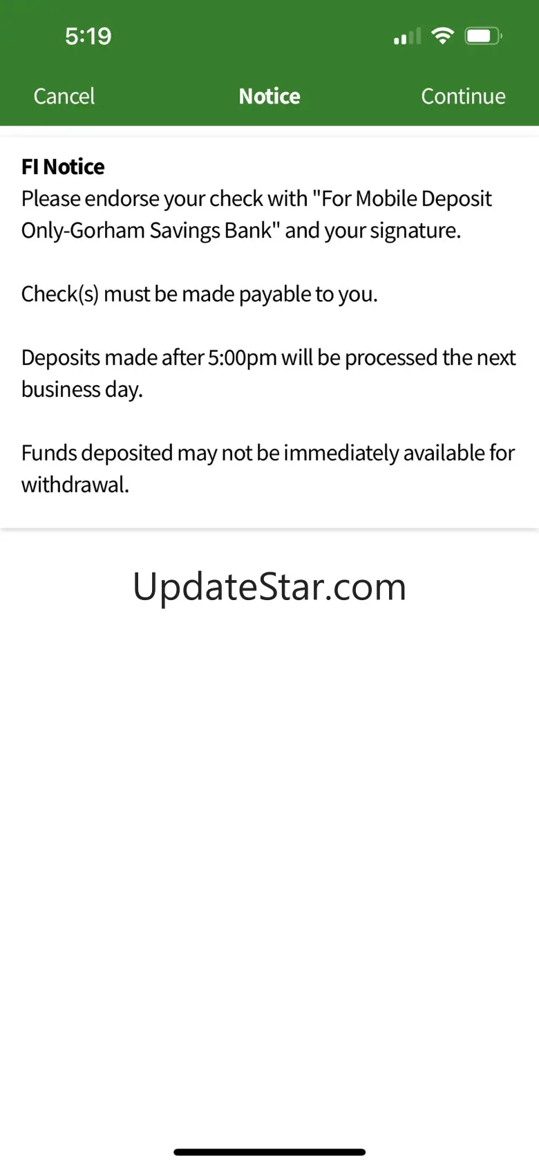 GSB Mobile Gorham Savings Bk 6.0.4160