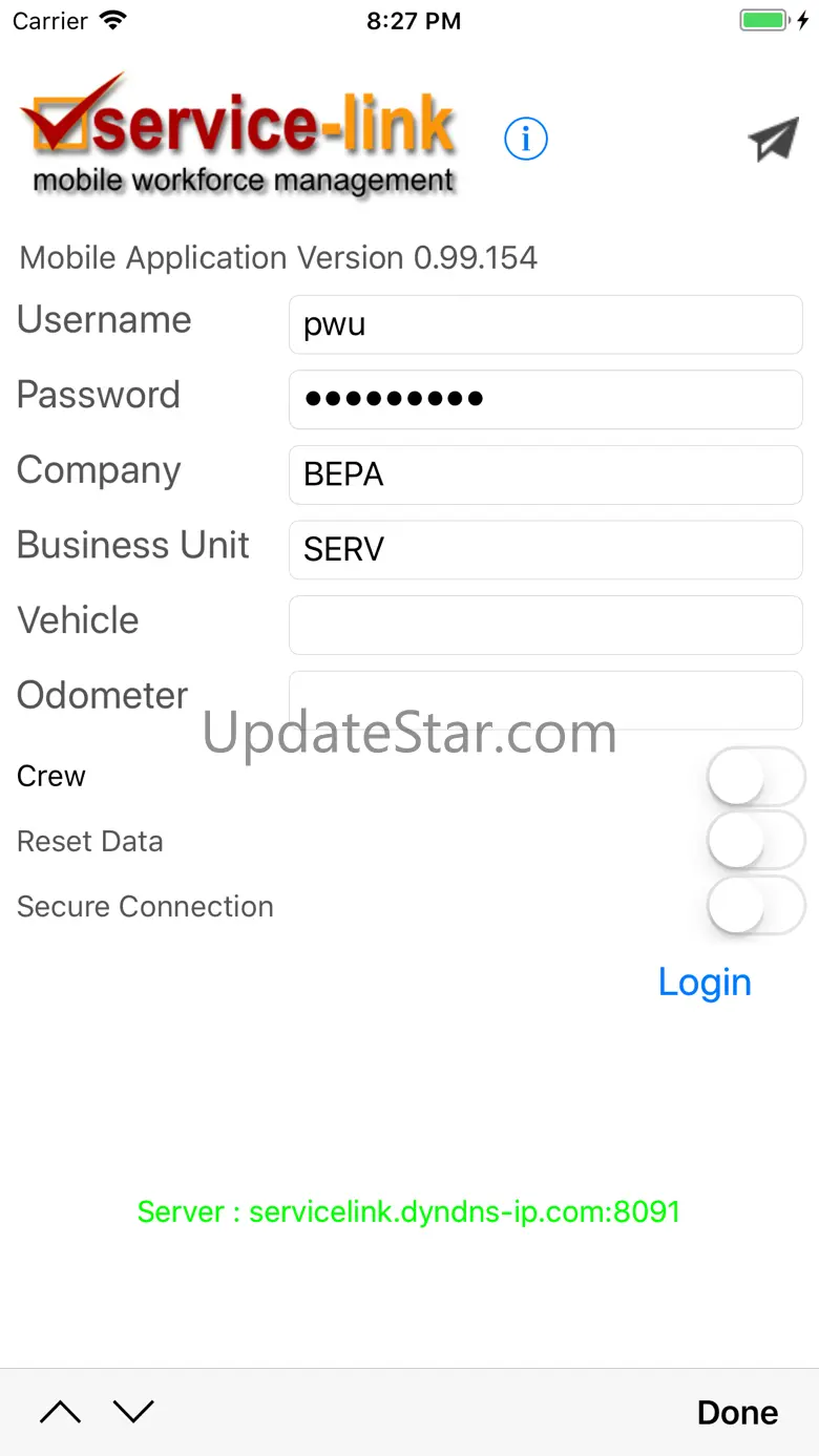 ServiceLink 1.02.183