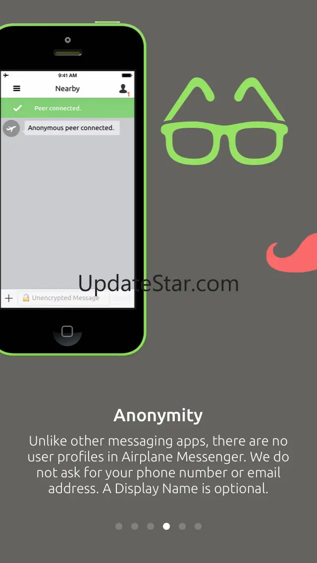 Airplane Messenger Lite - Anonymous Offline Messaging via Peer-to-Peer Wireless 1.2
