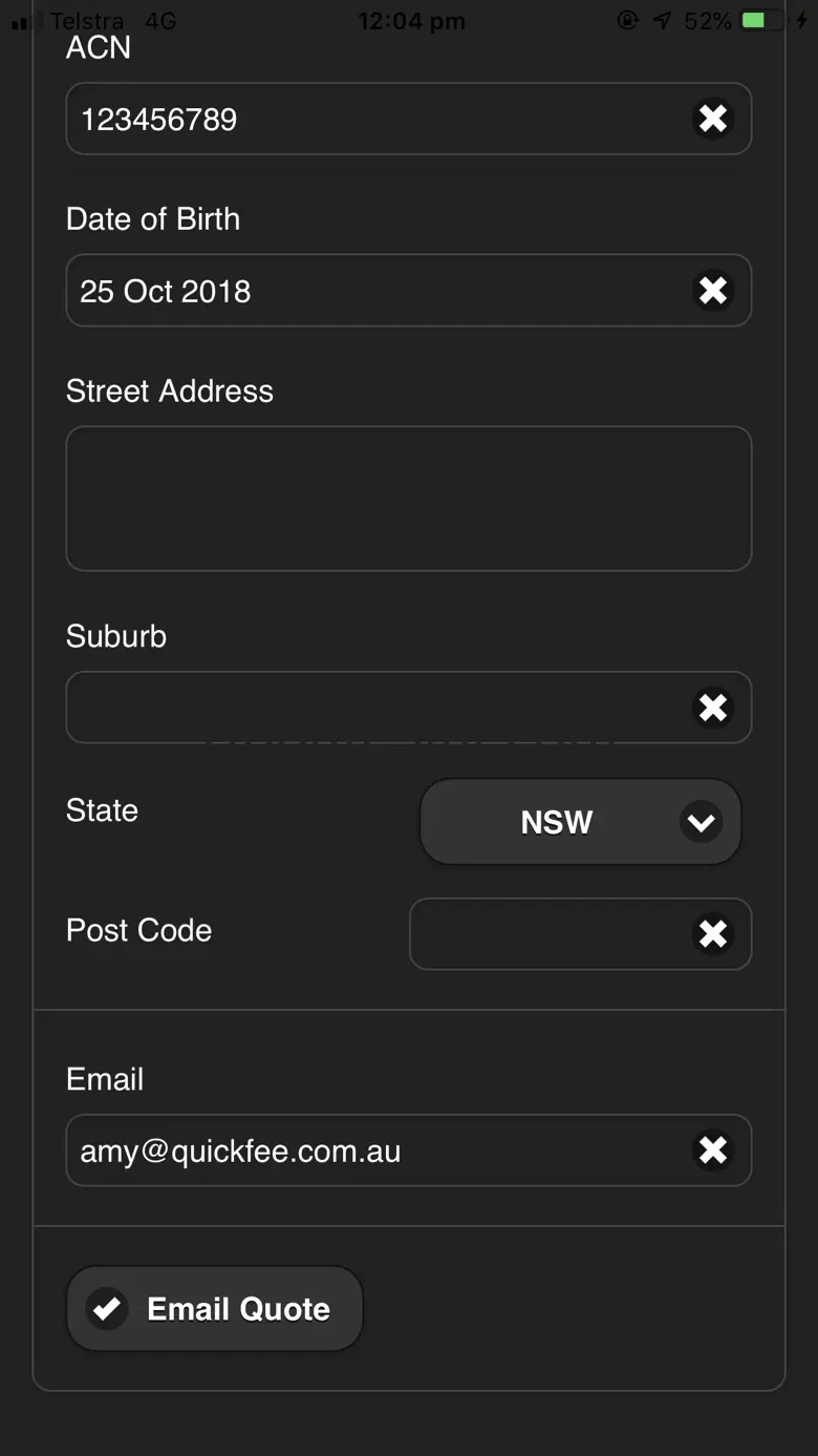 Quickfee Mobile 1.4