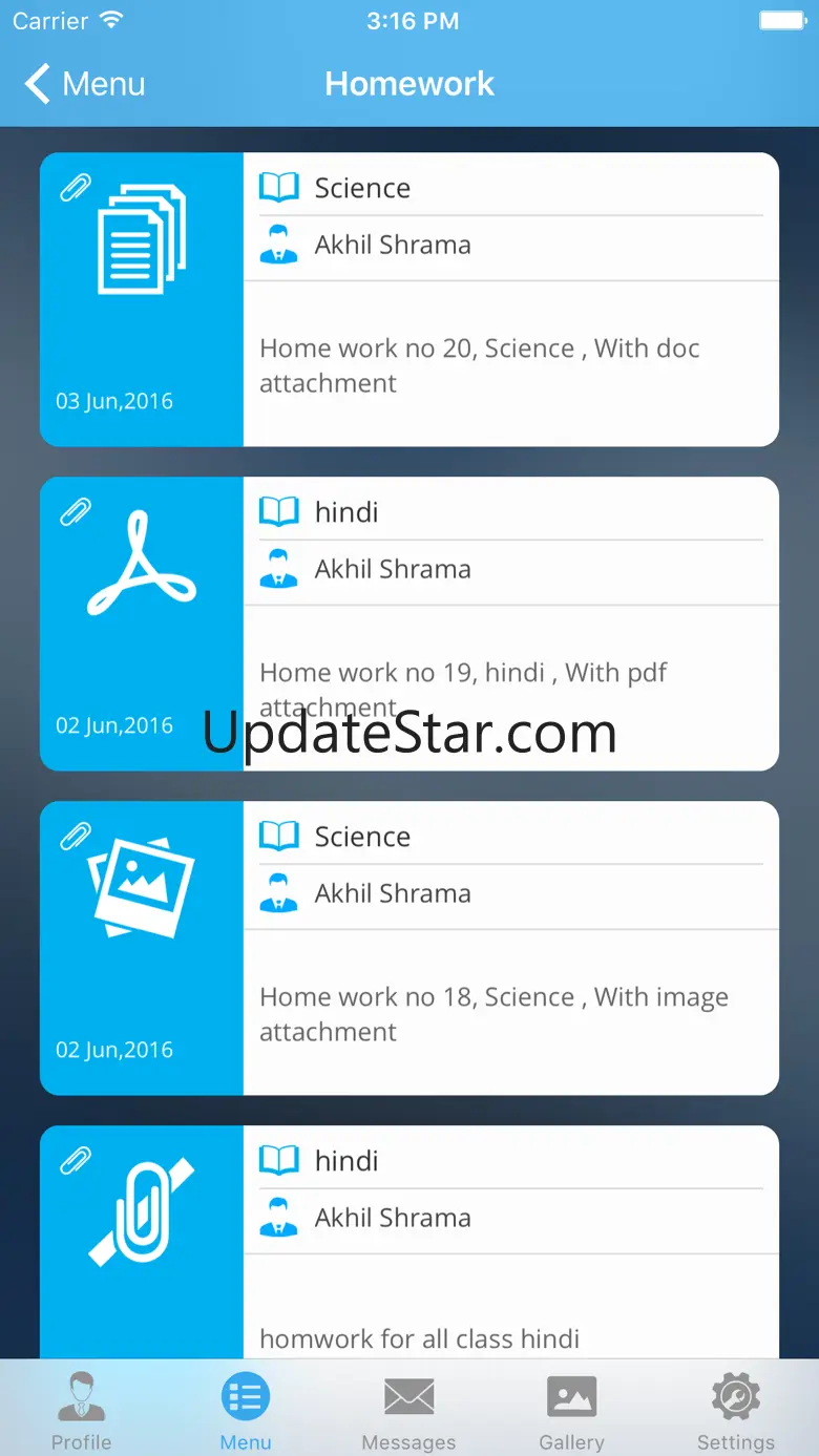 mySkoolApp 8.50