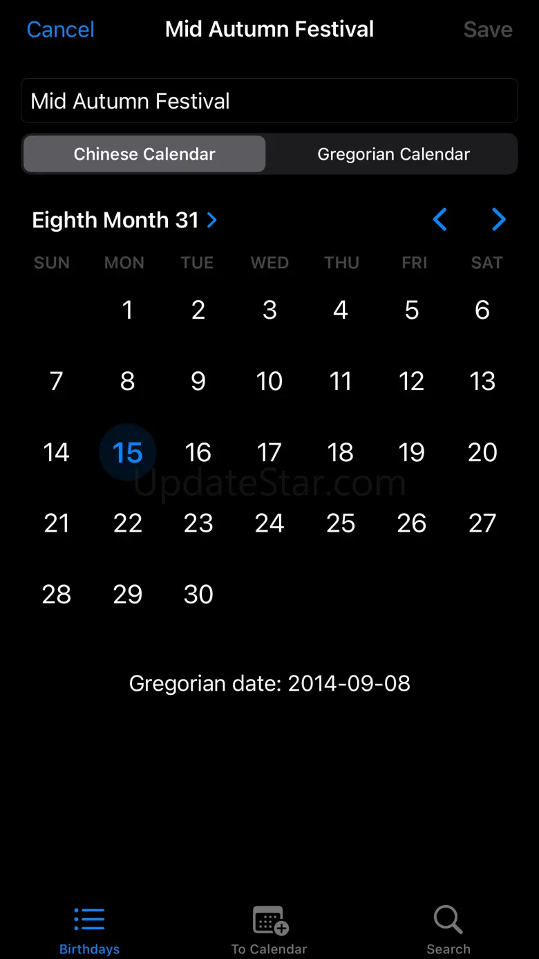 Chinese Birthdays 2.17.3