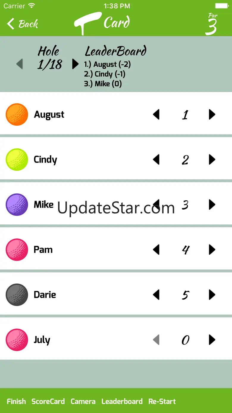 PuttMaster Scores 0.1.1