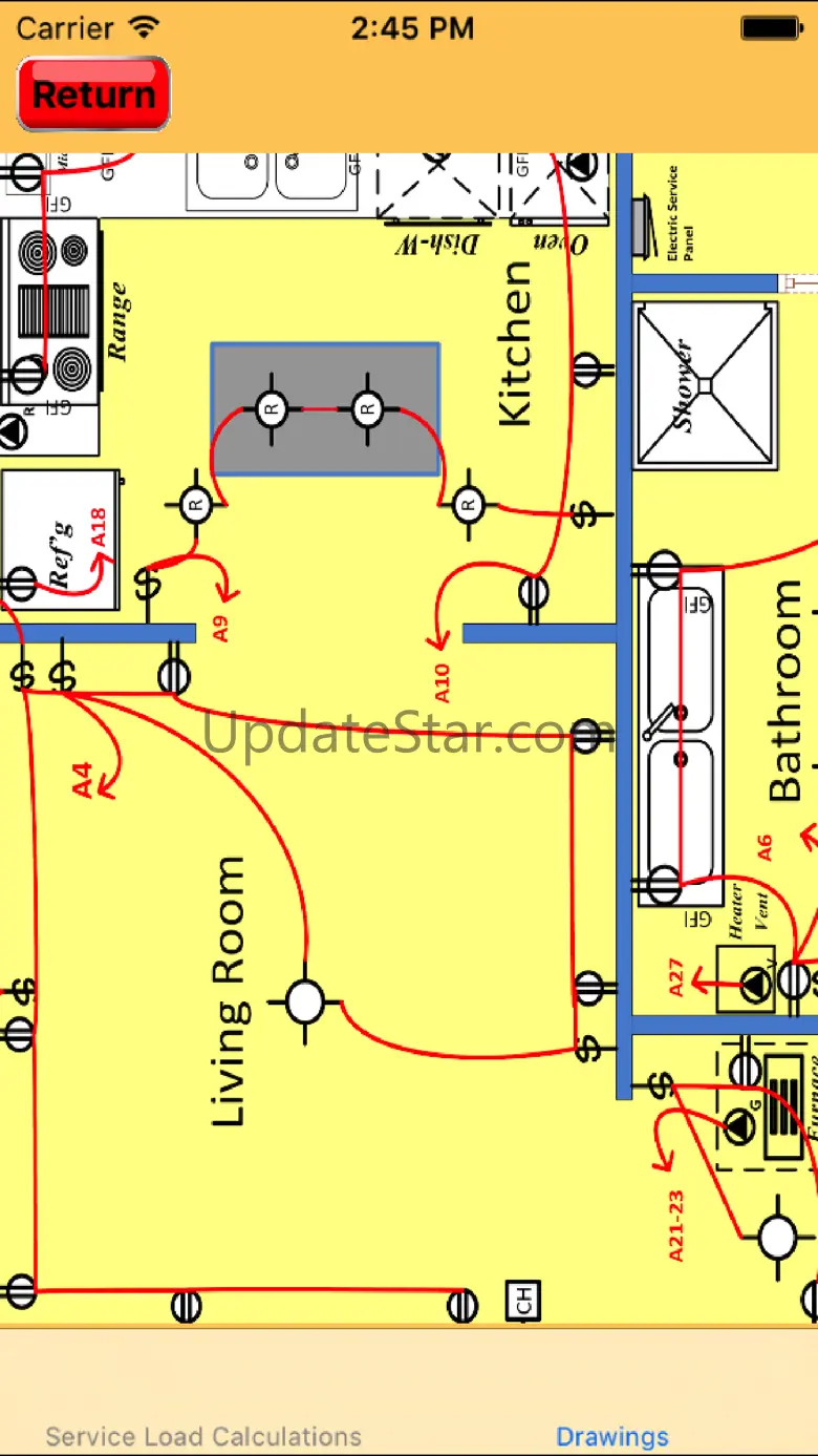 Electrical Load Calculator & Electrical Plan Example 1.1