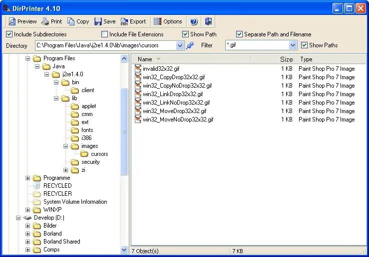 DirPrinter 9.40