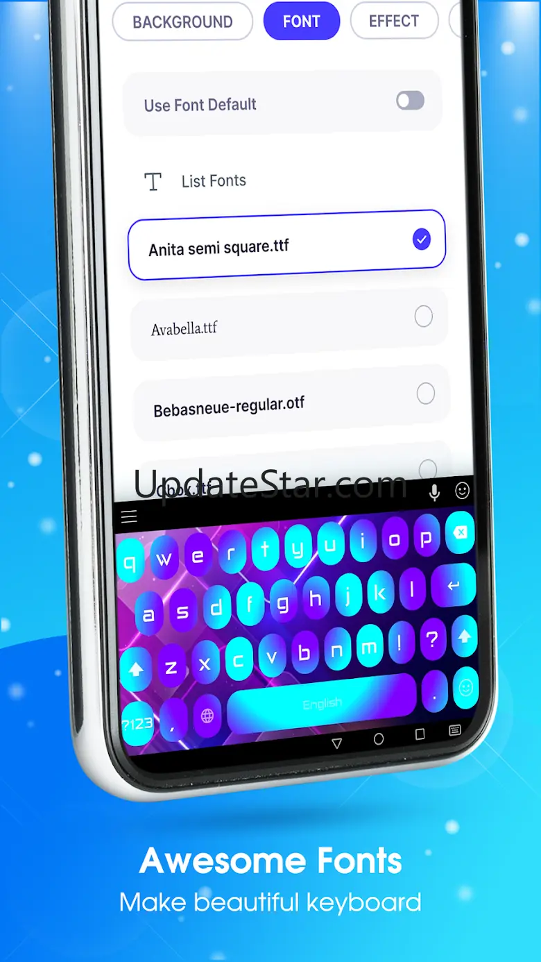 Neon LED Keyboard: RGB & Emoji 3.8.0