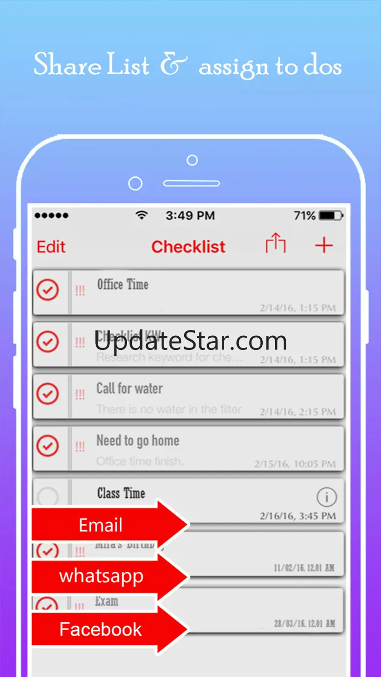 Schedule Maker - Make a List of Task Business Projects & Things To Do 1.0