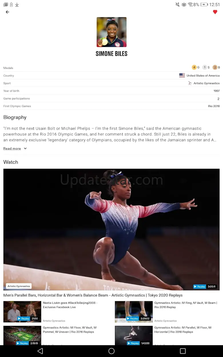 Olympics: Live Sports & News 7.15.2