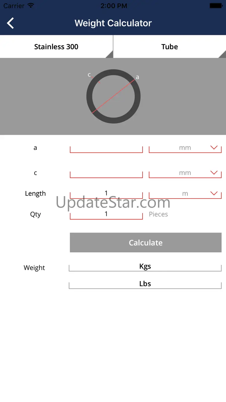 Metal Steel Calculator 1.0