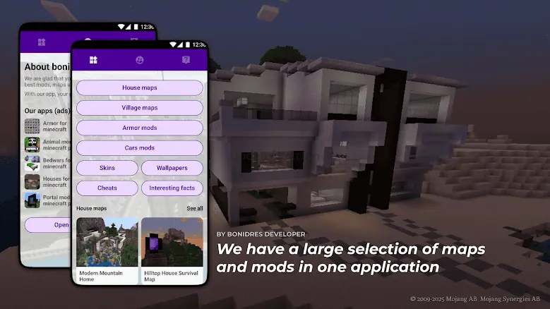 House map for minecraft v8