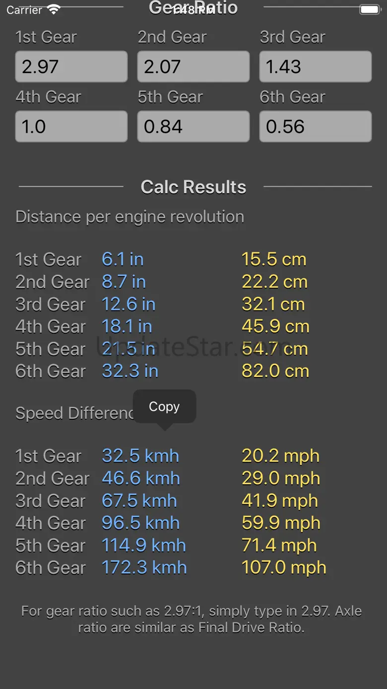 Gear Calculator Plus 1.2