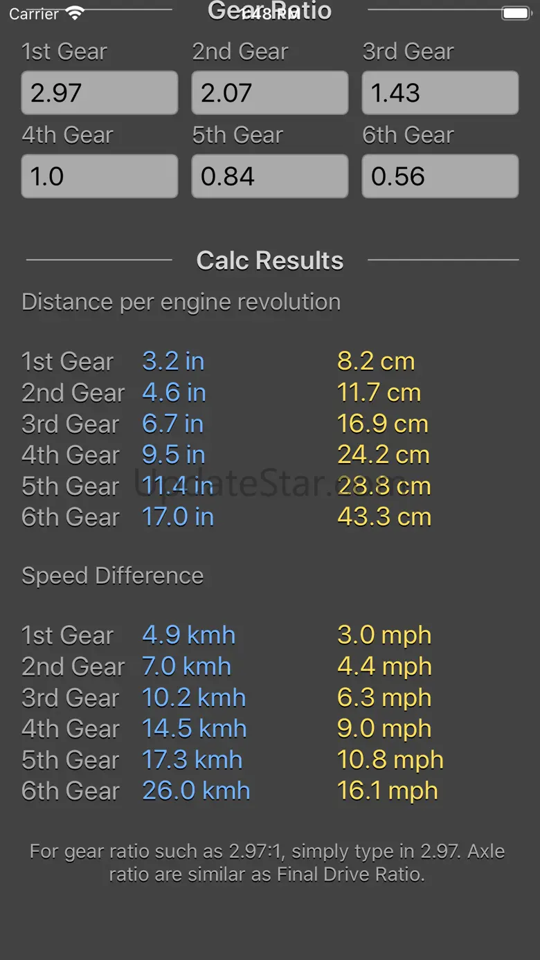 Gear Calculator Plus 1.2